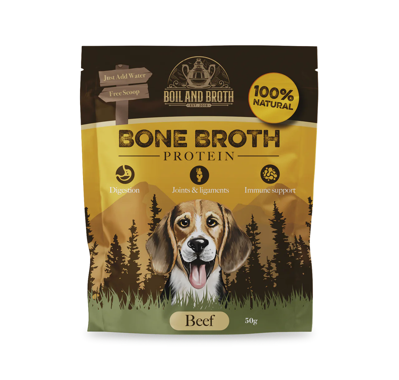 Boil & Broth Bone Broth For Dogs - Beef