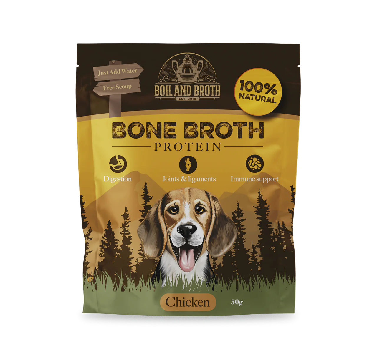 Boil & Broth Bone Broth For Dogs - Chicken