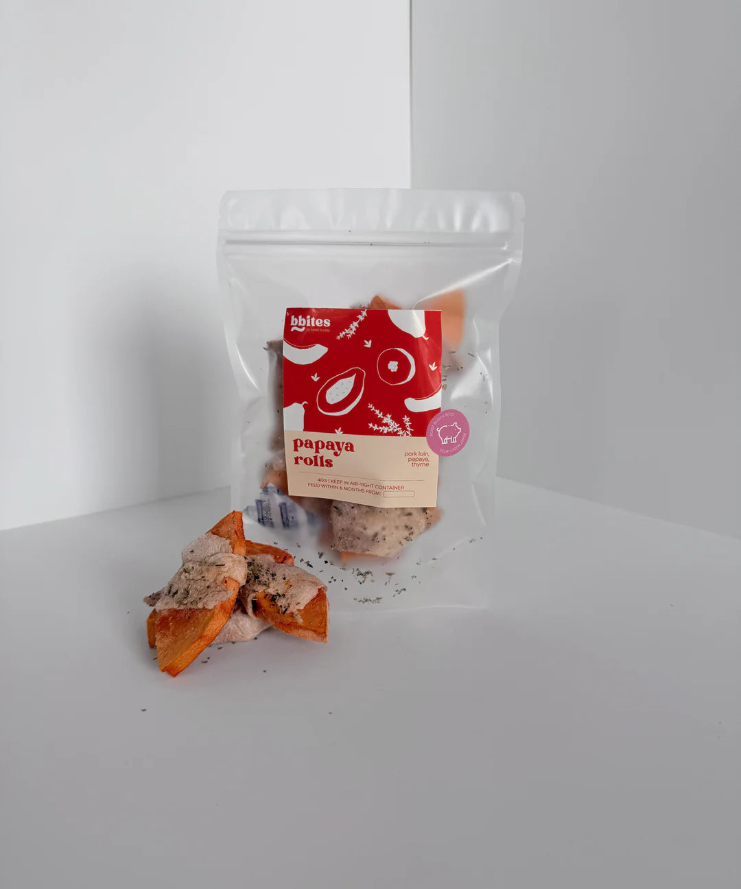 Beast Buddy Papaya Rolls | Natural Freeze Dried Dog Treats