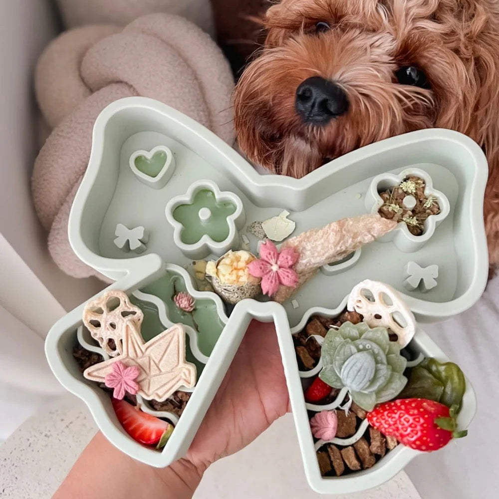 Coquette Forage Feeder | Matcha | Slow Feeder Bowl For Pets