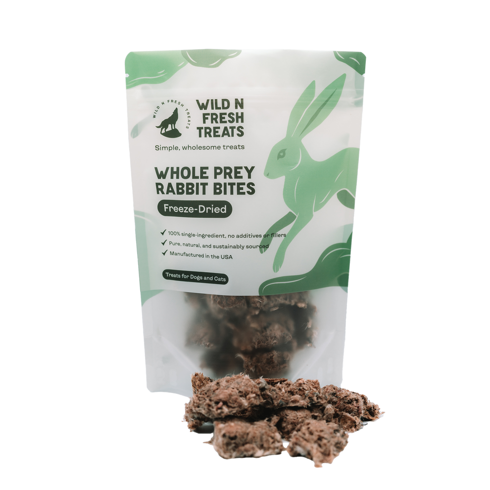 Whole Prey Freeze Dried Rabbit Bites