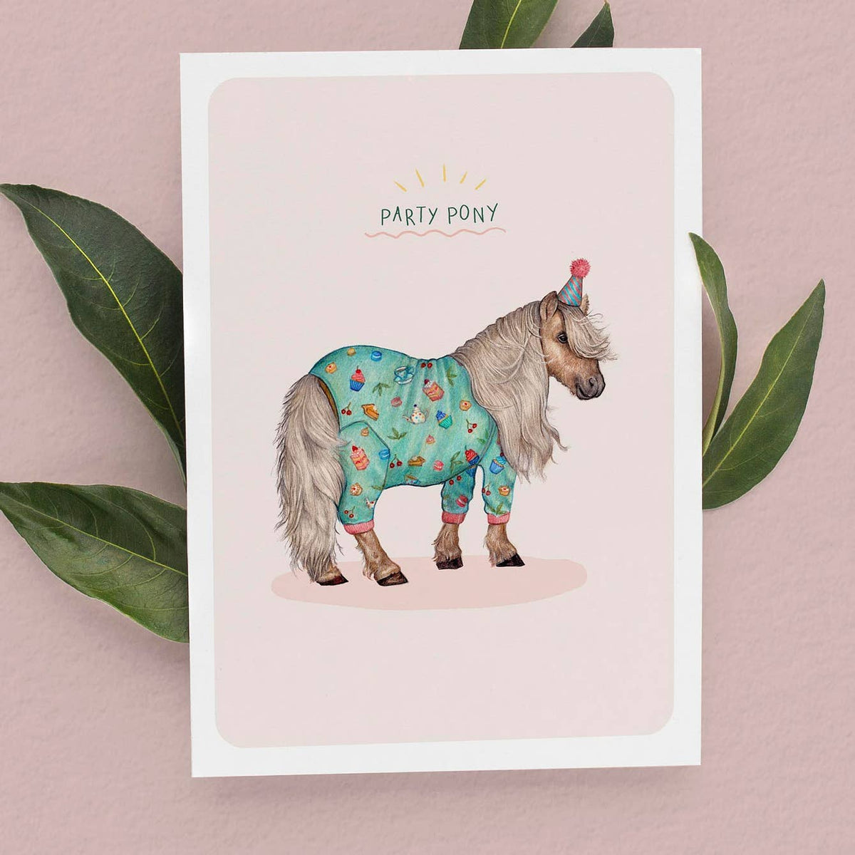 Shetland Pony Birthday Card By Beth Goodwin Designs