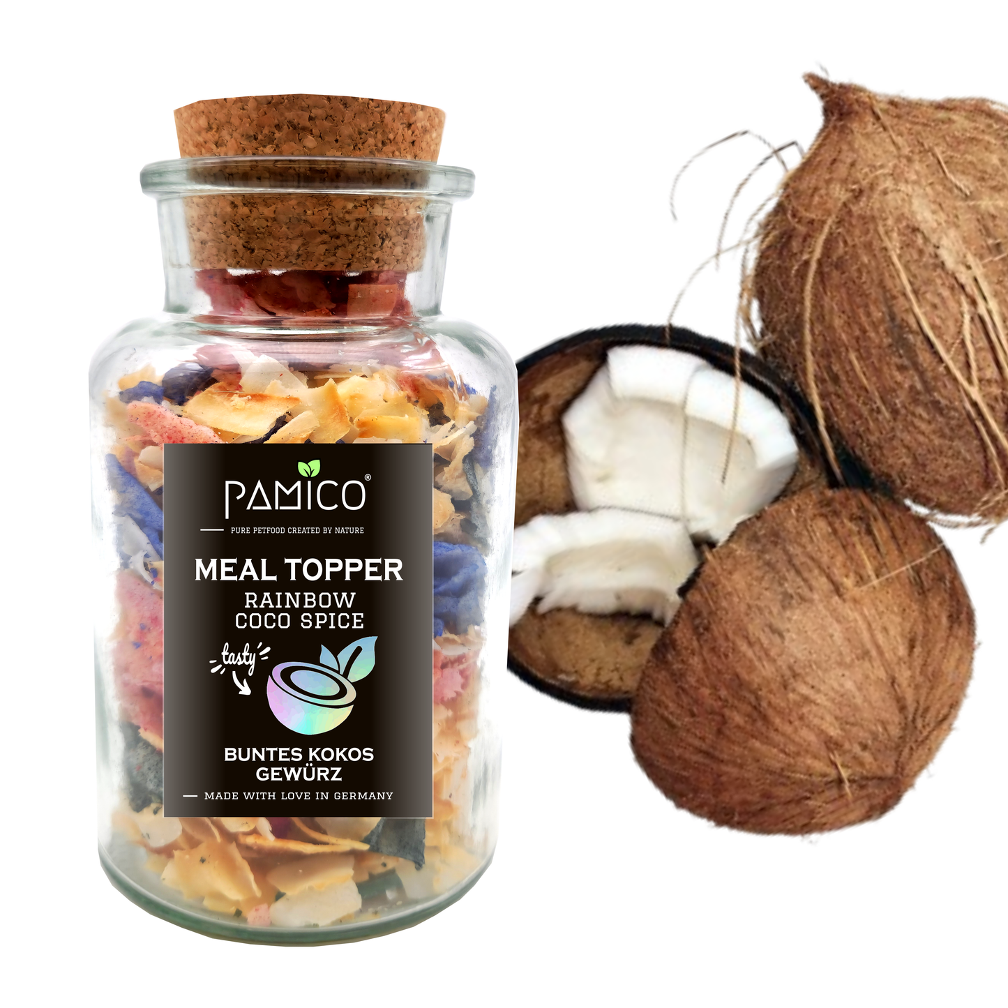 Coconut Spice Meal Topper | Natural Coconut Treats for Dogs & Cats