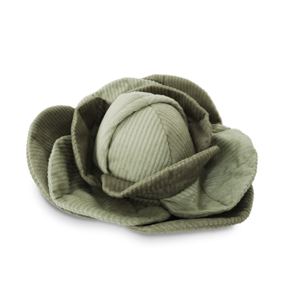 Lambwolf Cabbage Pop Enrichment Dog Toy | Squeaky + Snuffle Ball