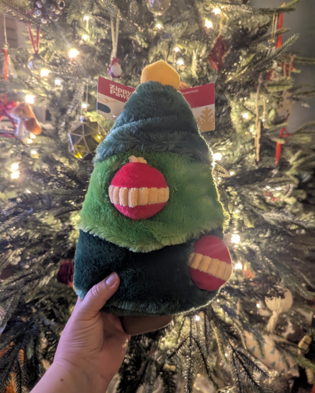 Holiday Burrow Toy - Christmas Tree