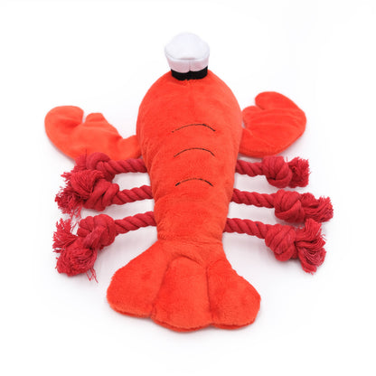 ZippyPaws Playful Pals | Luca the Lobster | Summer Dog Toy