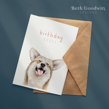 Corgi Birthday Card By Beth Goodwin Designs