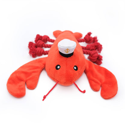 ZippyPaws Playful Pals | Luca the Lobster | Summer Dog Toy