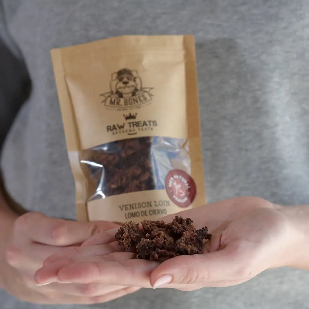 Raw Treats for dogs and cats - Venison Loin.