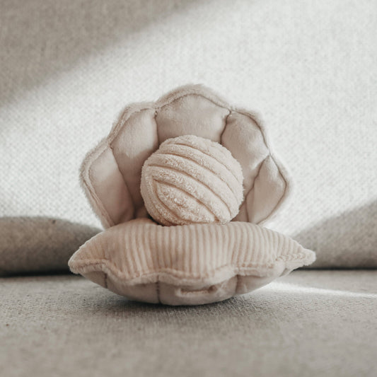 Lambwolf Oyster POP | Enrichment Dog Toy With Squeaky Ball