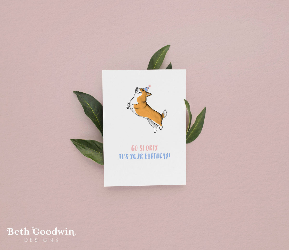 Corgi Lover Birthday Card By Beth Goodwin Designs