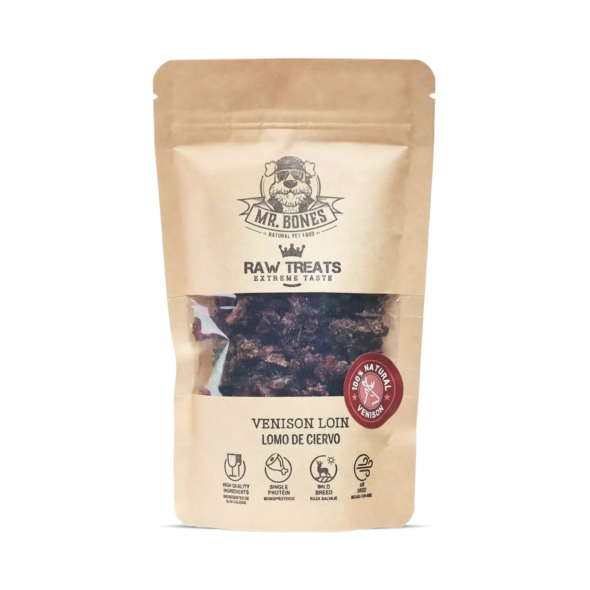 Raw Treats for dogs and cats - Venison Loin.