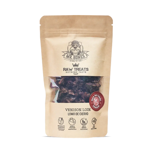 Raw Treats for dogs and cats - Venison Loin.