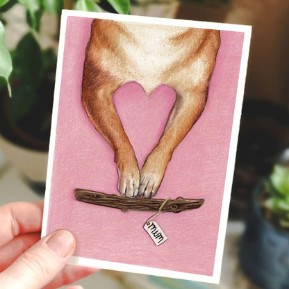Dog Mum Birthday Card By Beth Goodwin Designs