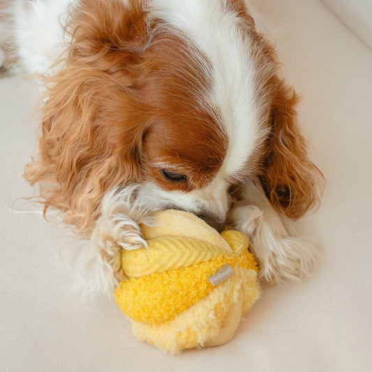 Lambwolf Toto Enrichment Dog Toy | Silent Snuffle Ball