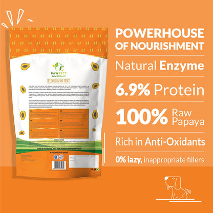 Freeze Dried Papaya | Plant Based Dog Treats