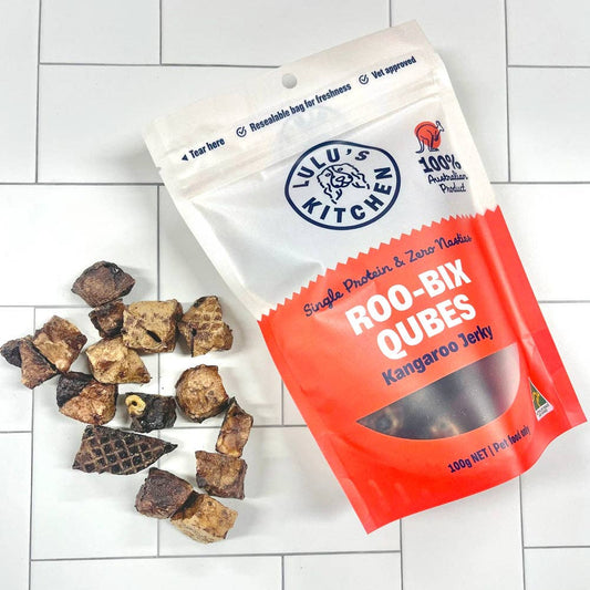 Roo-Bix Qubes - Kangaroo Jerky Cubes