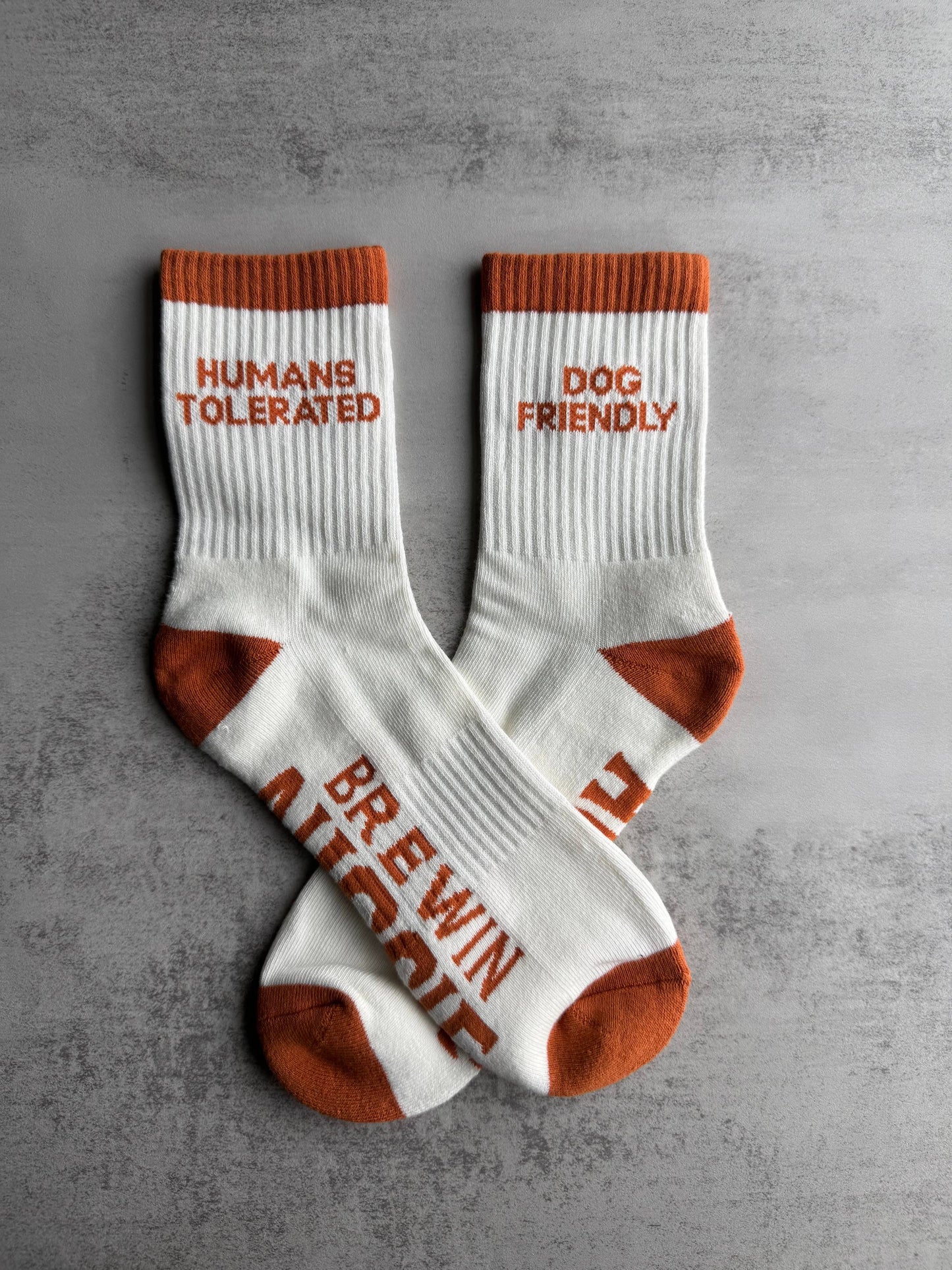 Dog Friendly Humans Tolerated Quarter Crew Socks 
