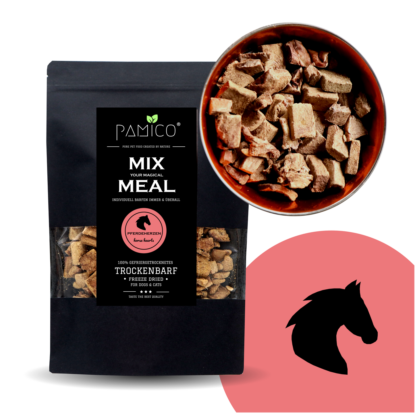 Freeze Dried Horse Hearts