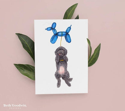 Cockapoo Birthday Card By Beth Goodwin Designs
