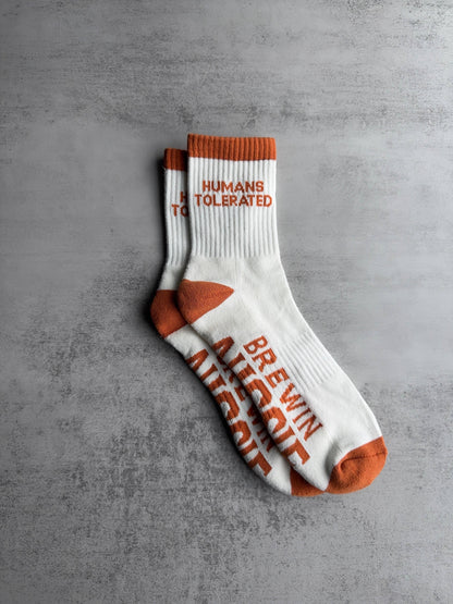 Dog Friendly Humans Tolerated Quarter Crew Socks 