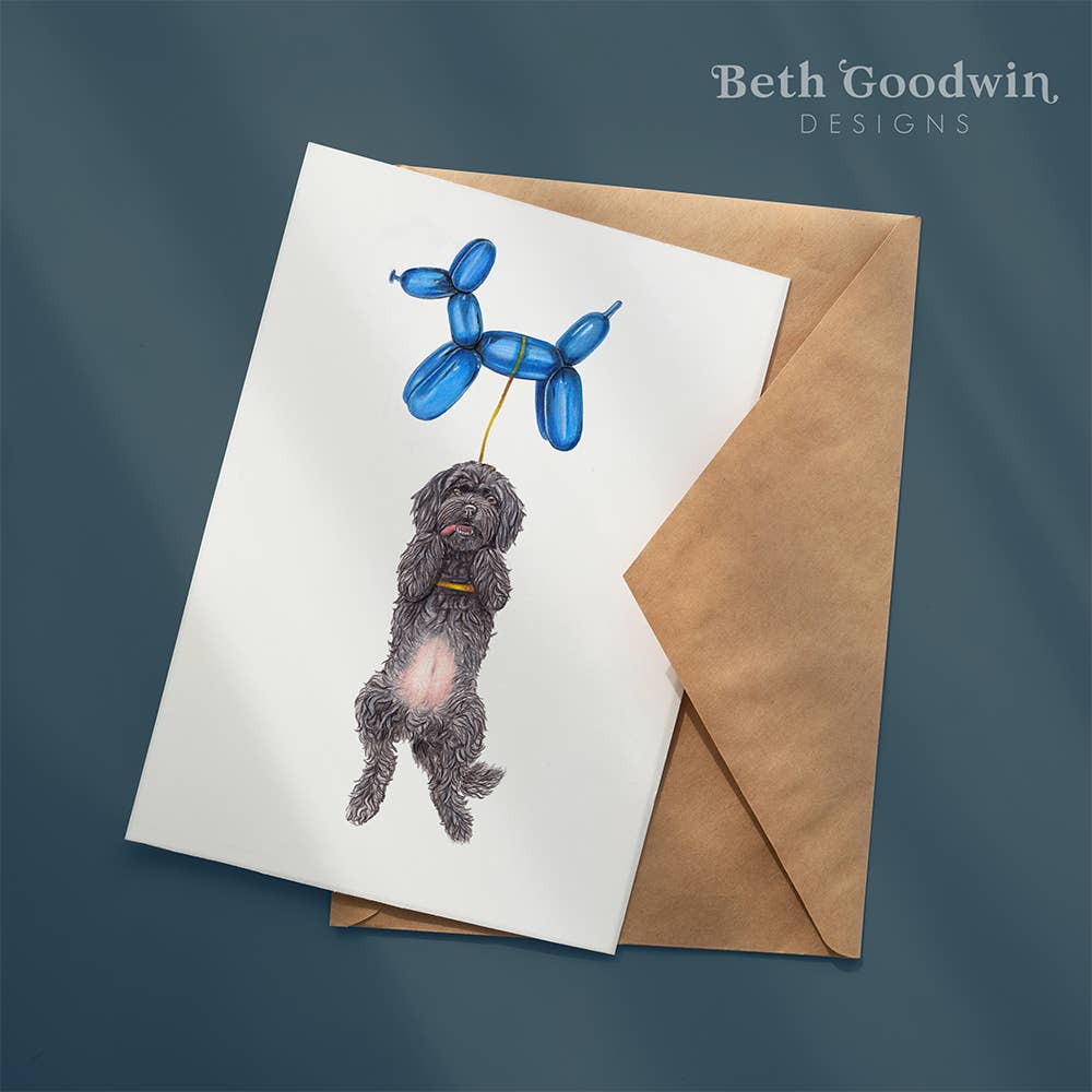 Cockapoo Birthday Card By Beth Goodwin Designs