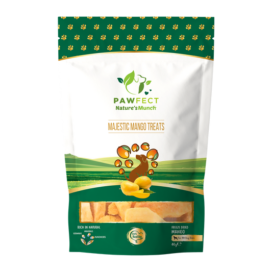 Freeze Dried Majestic Mango Treats for Dogs | Healthy Plant Based Dog Treats