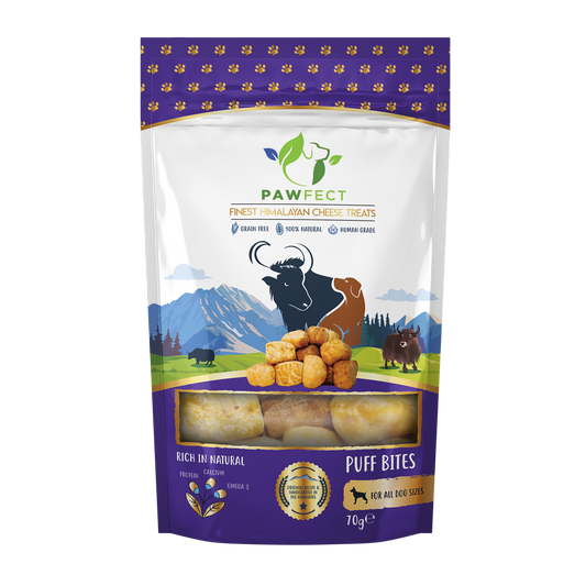 Himalayan Cheese Puff Bites | Natural Dog Treats