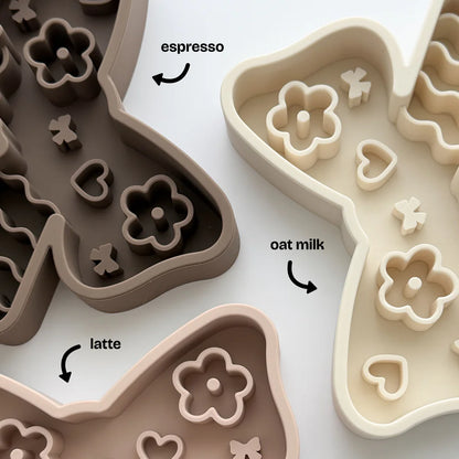 Coquette Forage Feeder | Oat Milk | Slow Feeder Bowl For Pets
