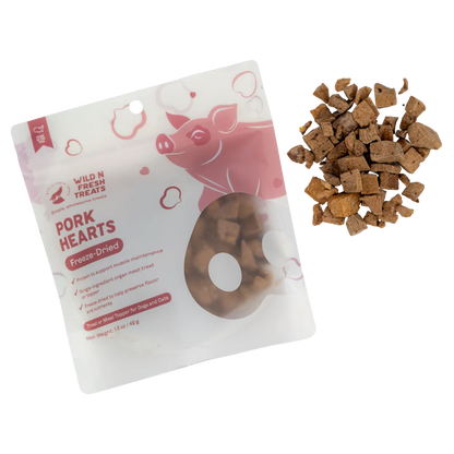 Freeze Dried Pork Heart Bites