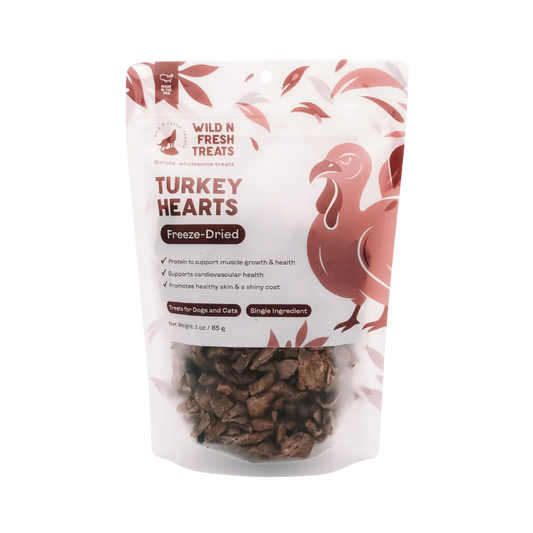 Turkey Heart Slices | Natural Freeze Dried Pet Treats