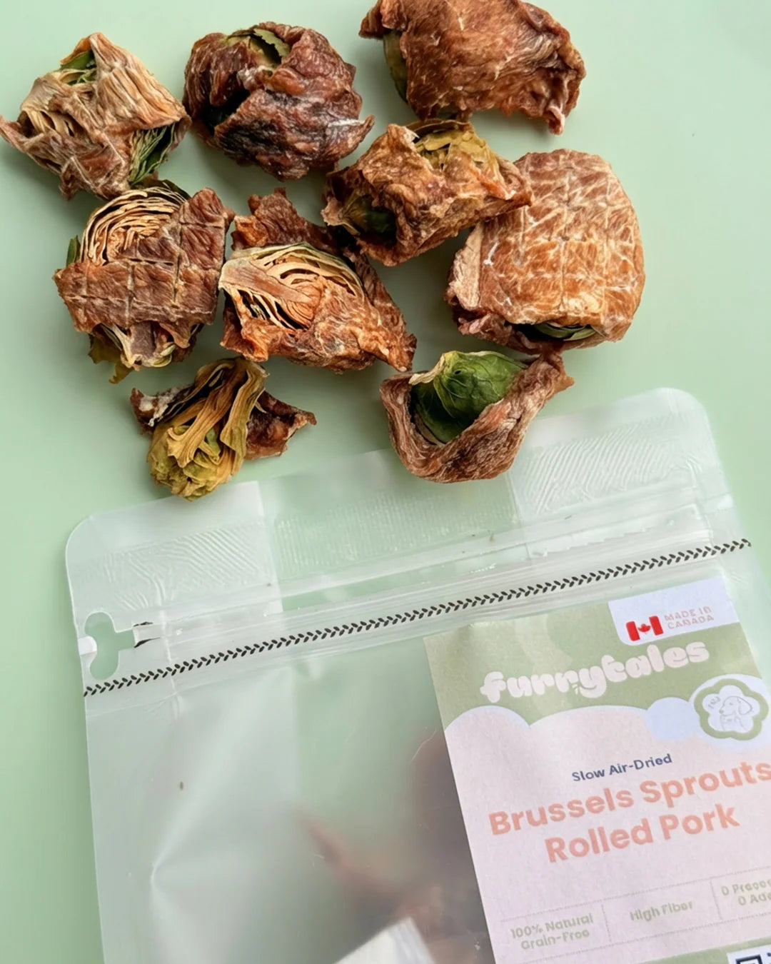 Furry Tales Brussel Sprouts Rolled Pork