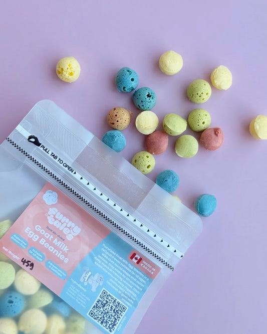 Furry Tales Goat Milk Egg Beanies