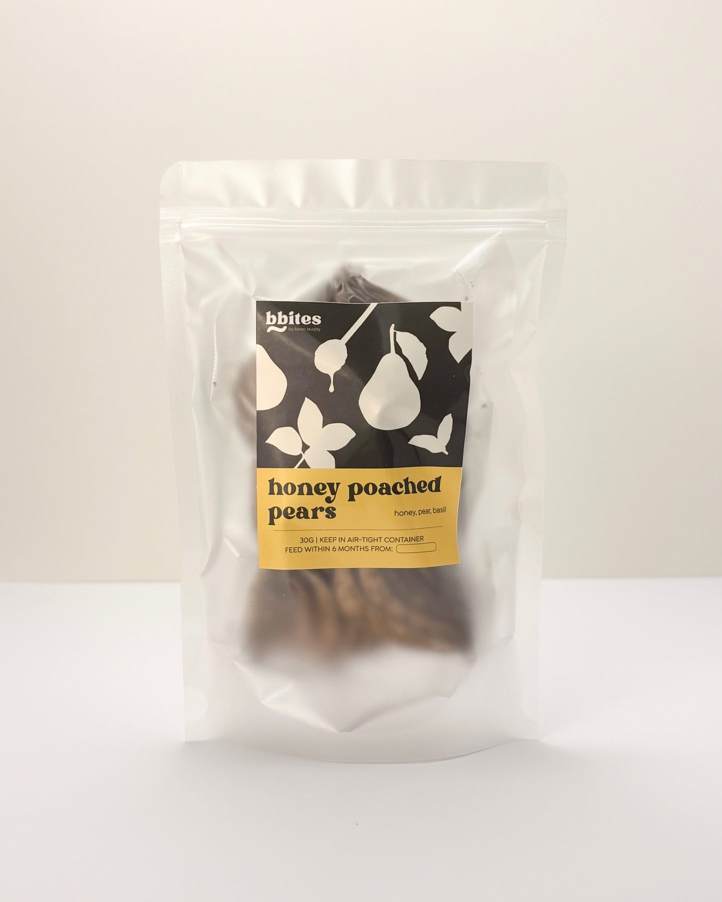 Beast Buddy Honey Poached Pears | Natural Freeze Dried Dog Treats