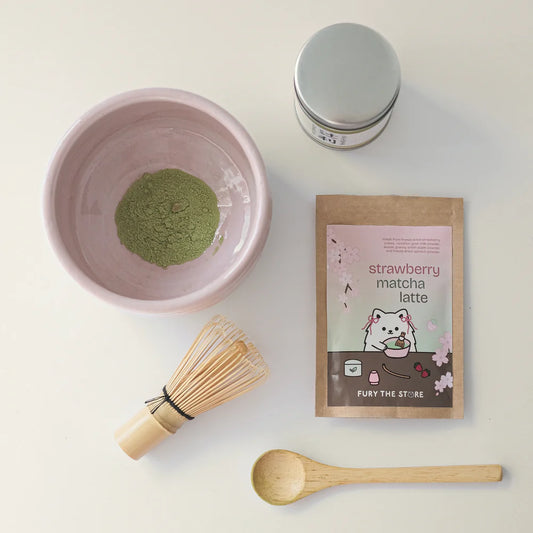 Strawberry Matcha Latte Powder | Fury The Store