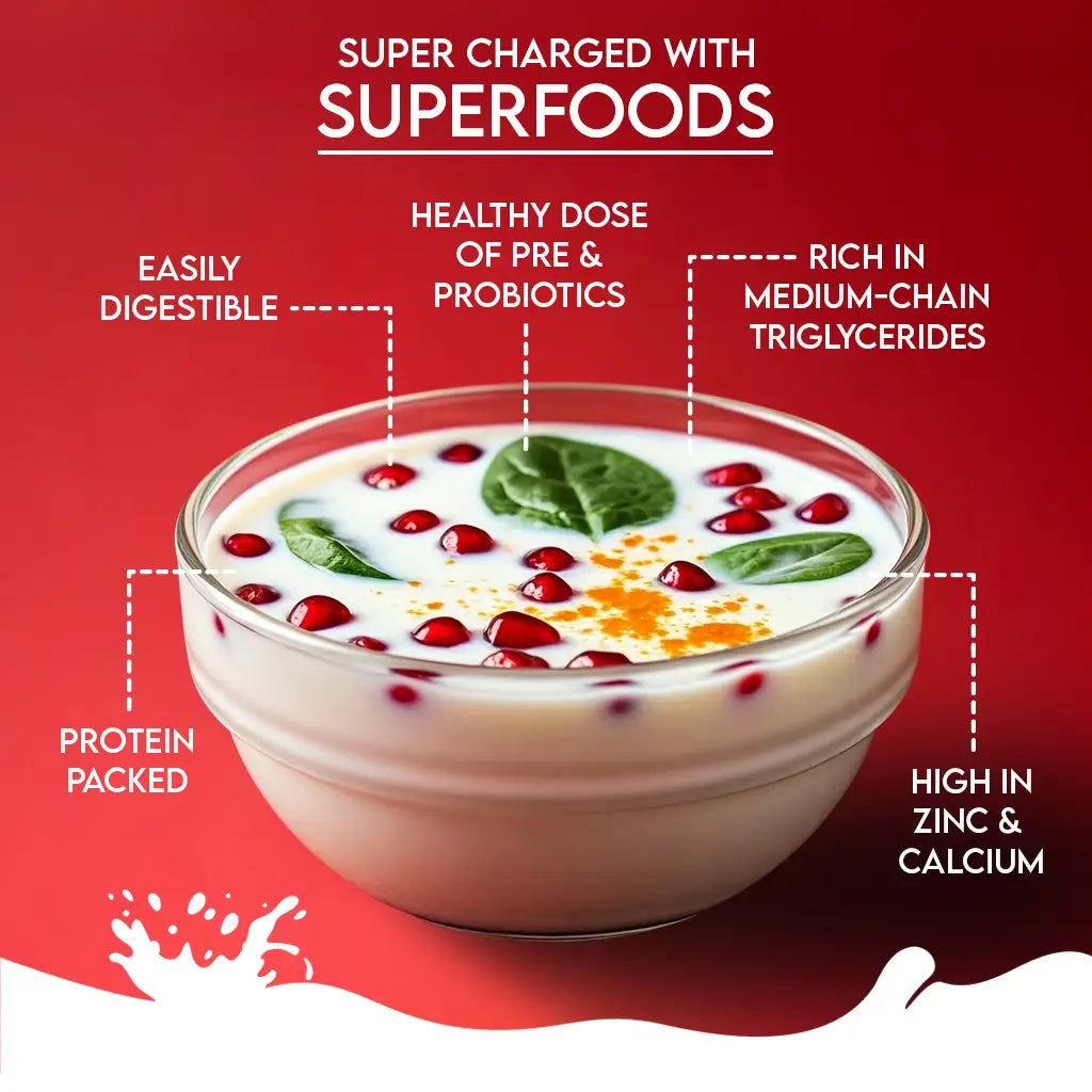 Goat Milk with Pomegranate, Cranberry, Spinach & Turmeric