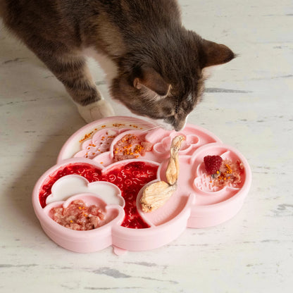 Ollie B. Good Cloud Nine Lick Mat & Lid | Enrichment Mat For Dogs & Cats | 4 Colours
