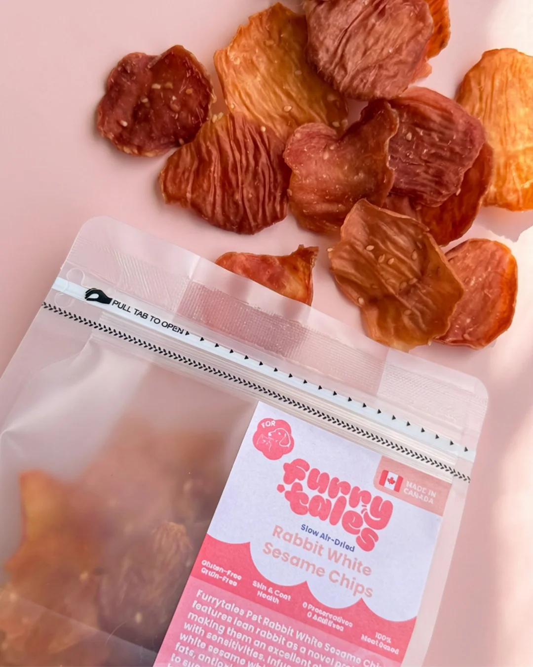 Furry Tales Rabbit & White Sesame Chips
