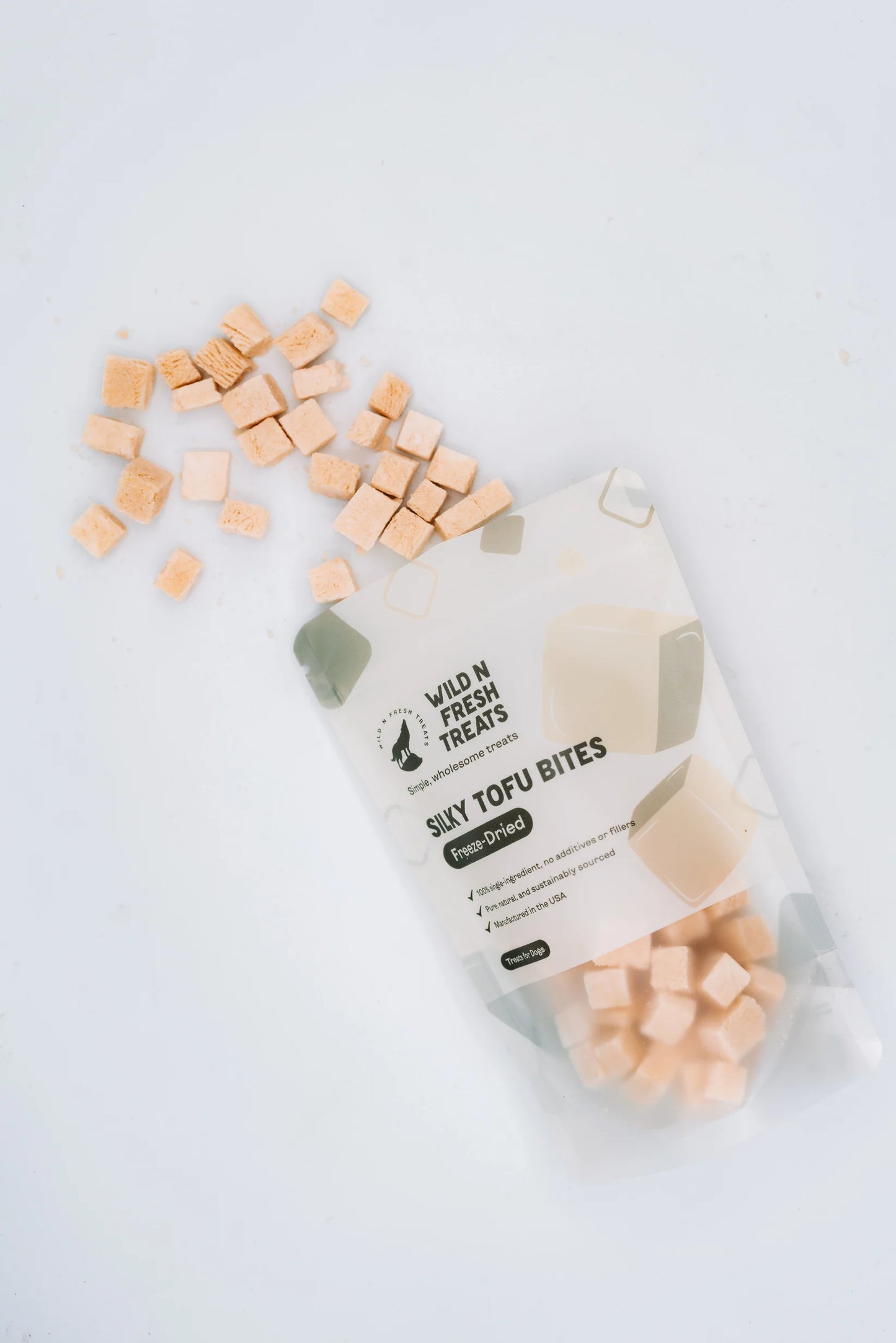 Silky Tofu Bites | Natural Freeze Dried Dog Treats