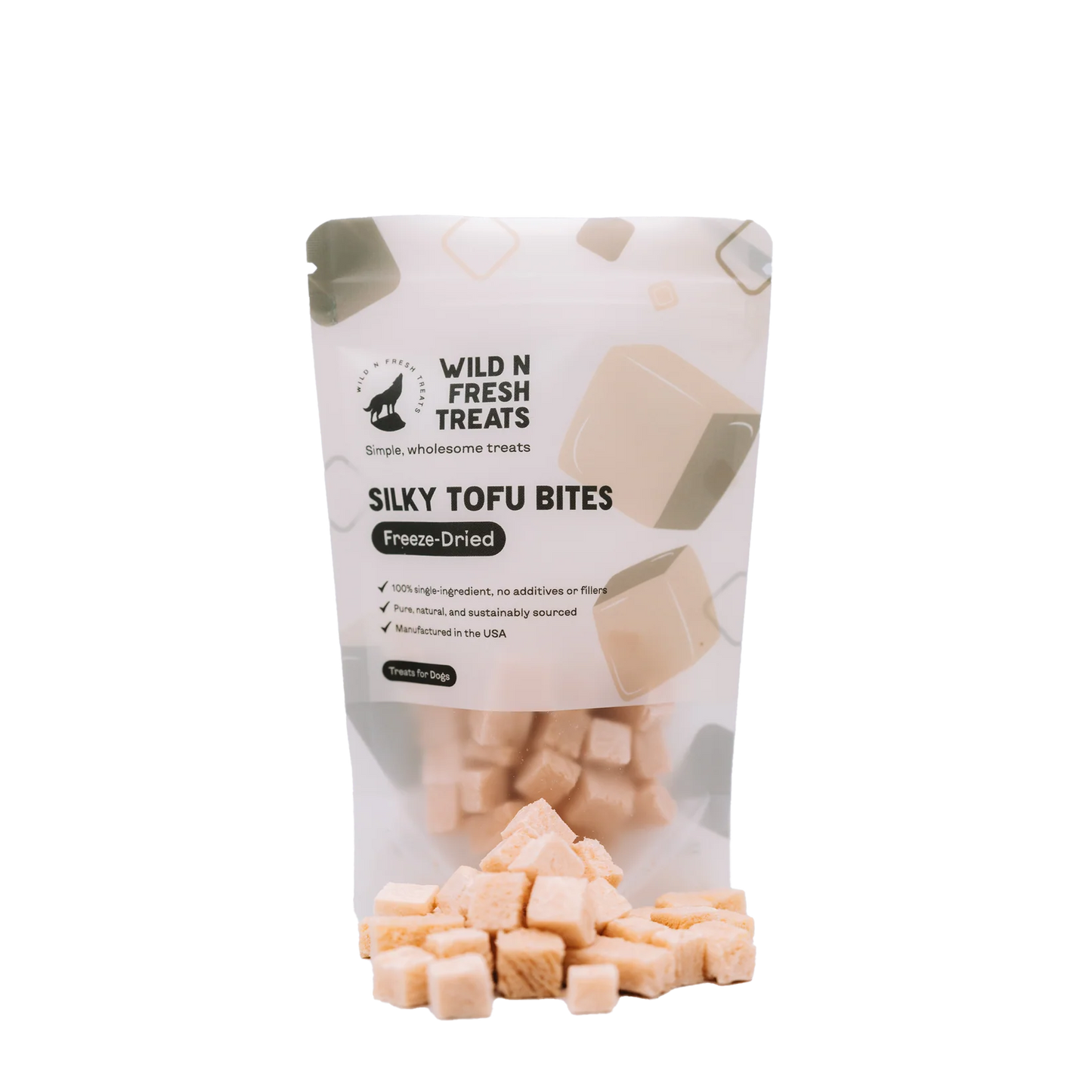 Silky Tofu Bites | Natural Freeze Dried Dog Treats