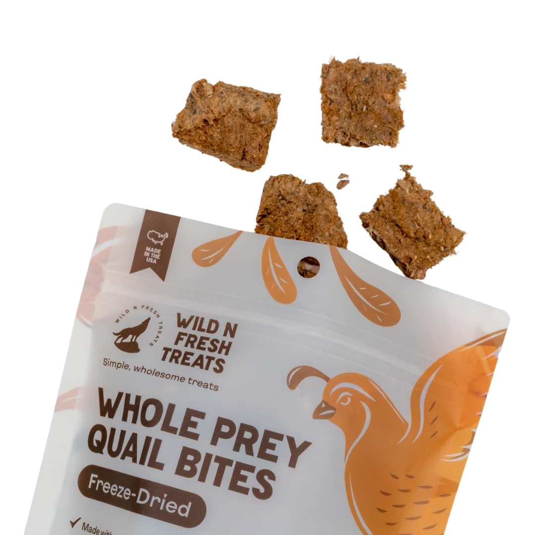 Freeze Dried Whole Prey Quail Bites