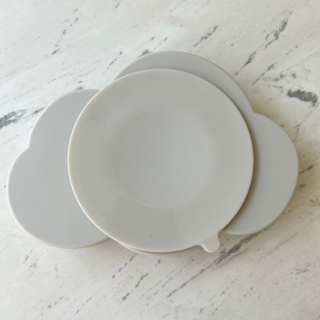 Ollie B. Good Cloud Slow Feeder Bowl | Oyster | Enrichment Bowl For Pets