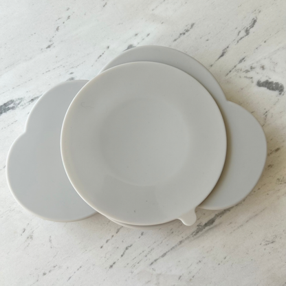 Ollie B. Good Cloud Slow Feeder Bowl | Oyster | Enrichment Bowl For Pets