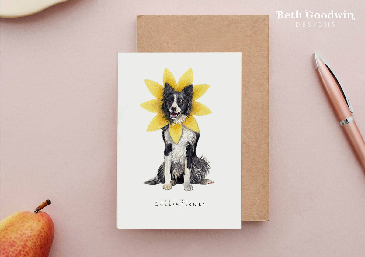 Border Collie Birthday Card By Beth Goodwin Designs