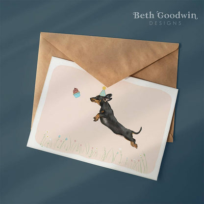 Dachshund Birthday Card By Beth Goodwin Designs
