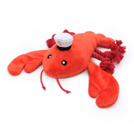 ZippyPaws Playful Pals | Luca the Lobster | Summer Dog Toy