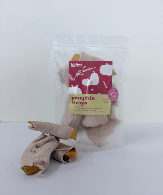 Beast Buddy Pumpkin Wraps | Natural Freeze Dried Dog Treats