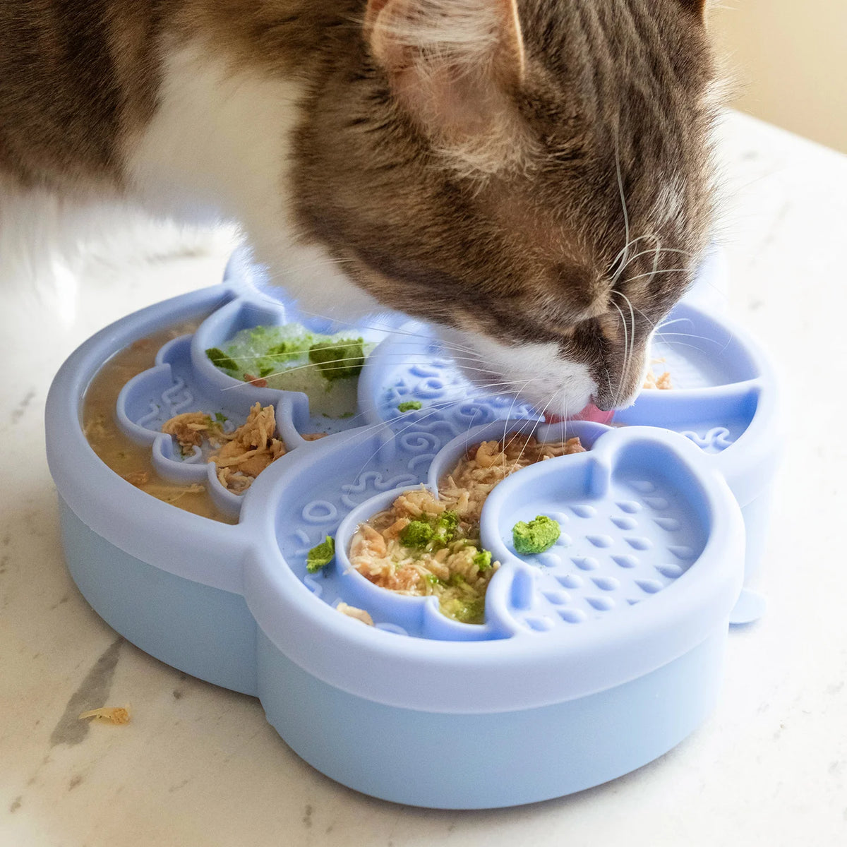 Ollie B. Good Cloud Nine Lick Mat & Lid | Enrichment Mat For Dogs & Cats | 4 Colours