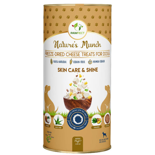 Freeze Dried Cottage Cheese With Coconut, Pineapple, Flaxseeds & Aloe Vera | Skin Care Treats for Dogs