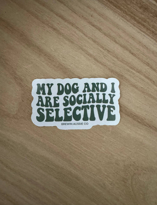 Socially Selective Sticker  